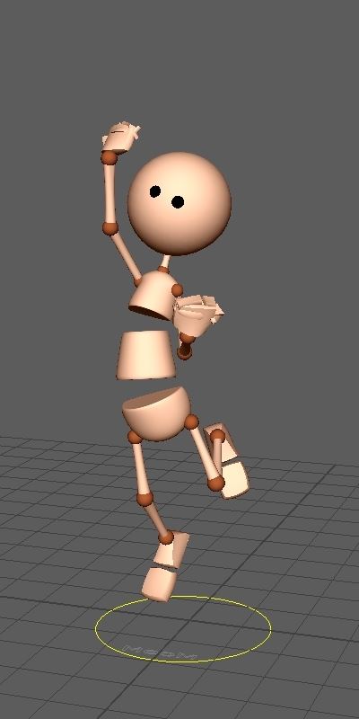 3D Animation Stance exited
